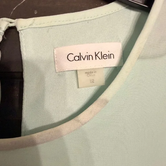 Calvin Klein Womens Mint Green Floral Orchid Sleeveless Shift Dress CD8H3C2R 12 - Picture 5 of 8